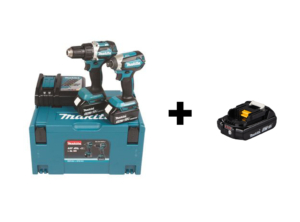 Makita Combokit DLX2189TJ 18v 2st 5,0Ah+1st 2,0Ah