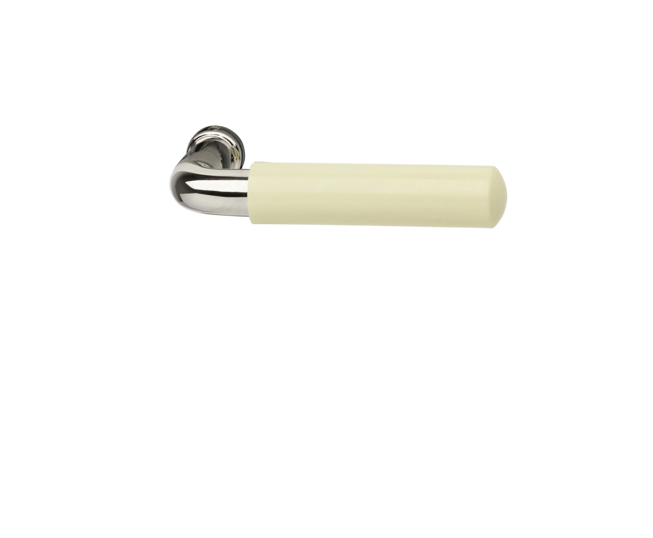 Dörrhandtag 2120 Bengul/Nickel utan rosett, 1 par