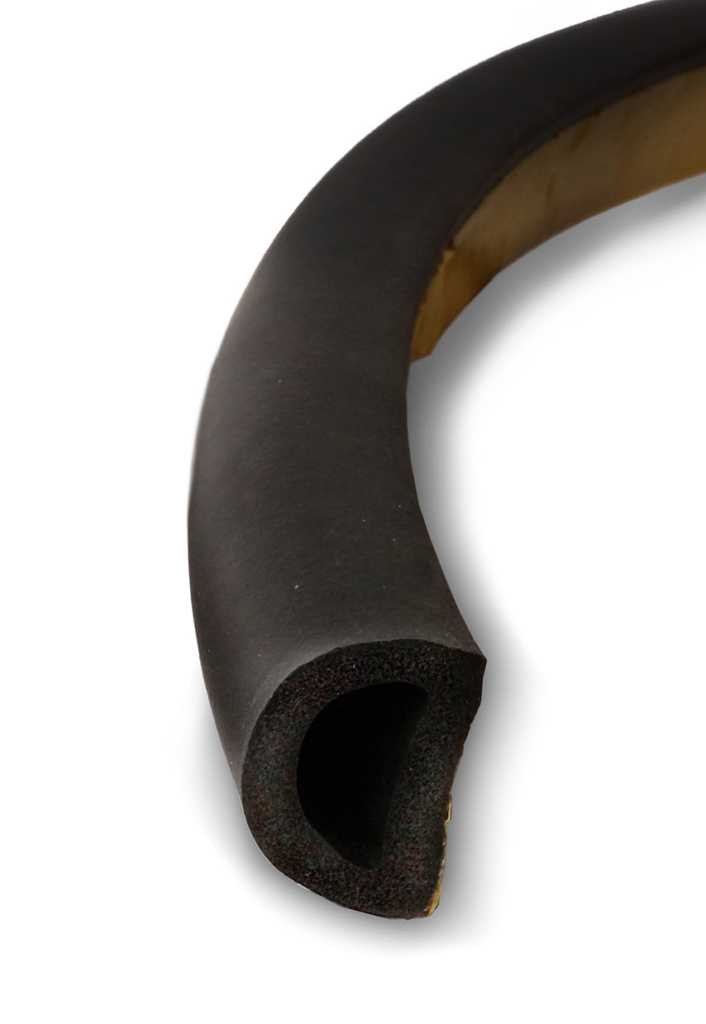 D-list 17 x 21 mm, självhäftande SVART 50 m