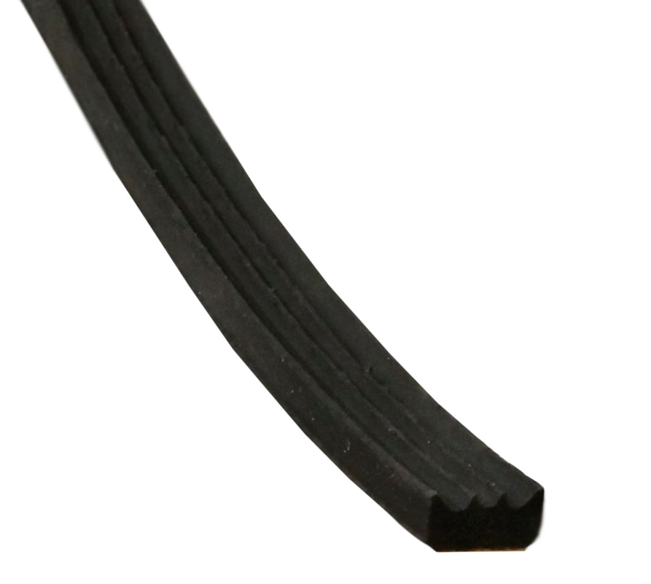 Kronlist 5 x 10 mm, självhäftande SVART 100 m