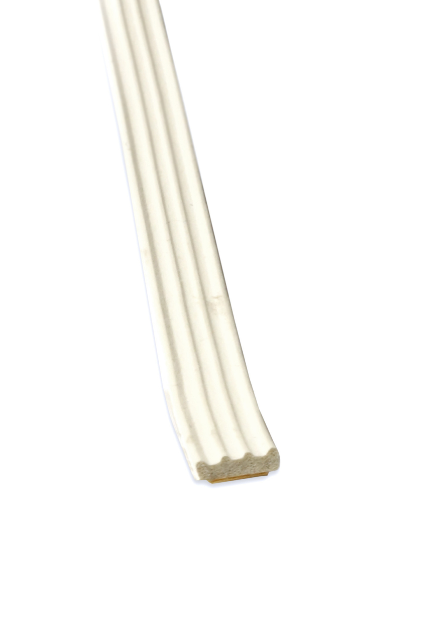 Kronlist 3 x 9 mm, självhäftande VIT 150 m