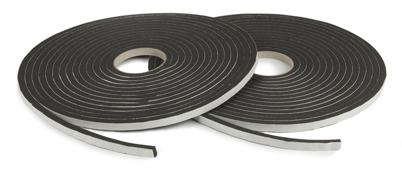 Nortonband 10x12 svart självhäftande 10 m
