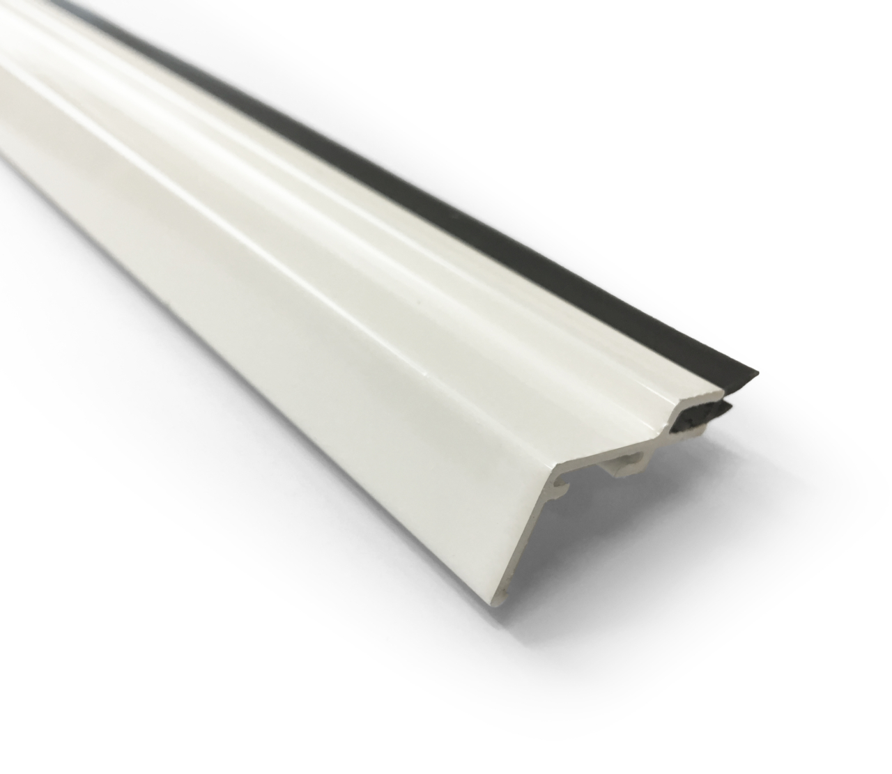 GL glasningsskena 24, passar falsdjup 16-21 mm VIT Längd 3 m