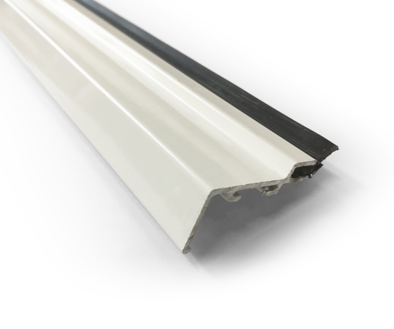 GL glasningsskena 30, passar falsdjup 22-26 mm VIT Längd 3 m