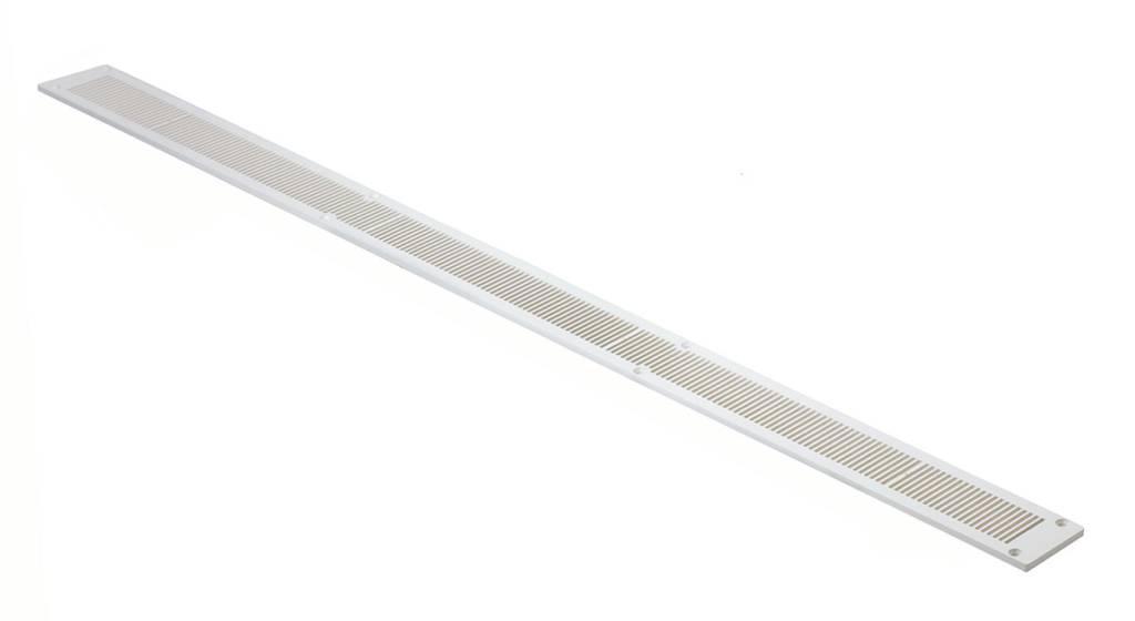 Fresh F13 överluftsgaller 1 par (vit plast)