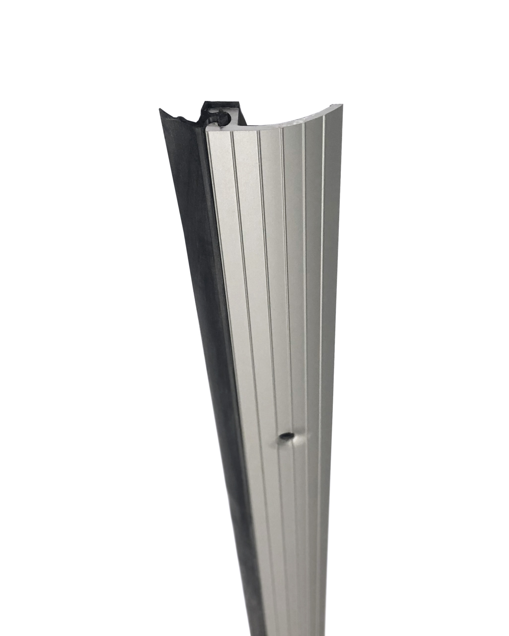 Tröskeltätlist 95 cm, alu. med tätlist o skruv.