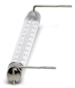 Termometer 02061, glas-rostfri