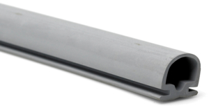 Klämfri-list grå, 2070 mm endast gummi