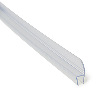 h-profil 8-10 mm glas, duschlist mjuk flärp, 3 m