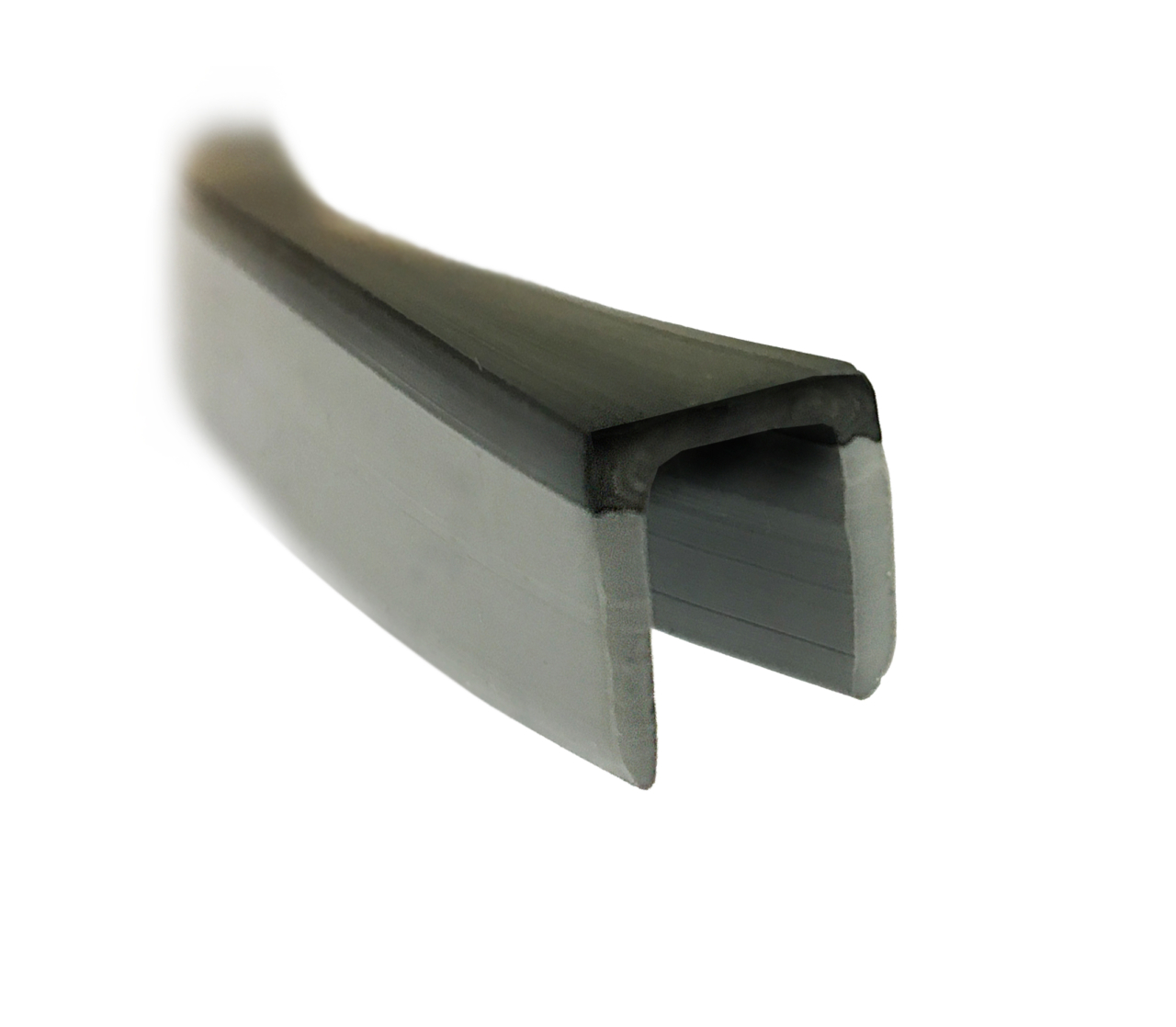 Släplist 14x13 mm, GRÅ konsumentförp. 2 m