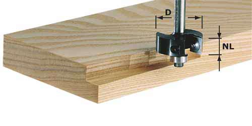 Festool falsfräs vändsskär std kittoff D 38 mm