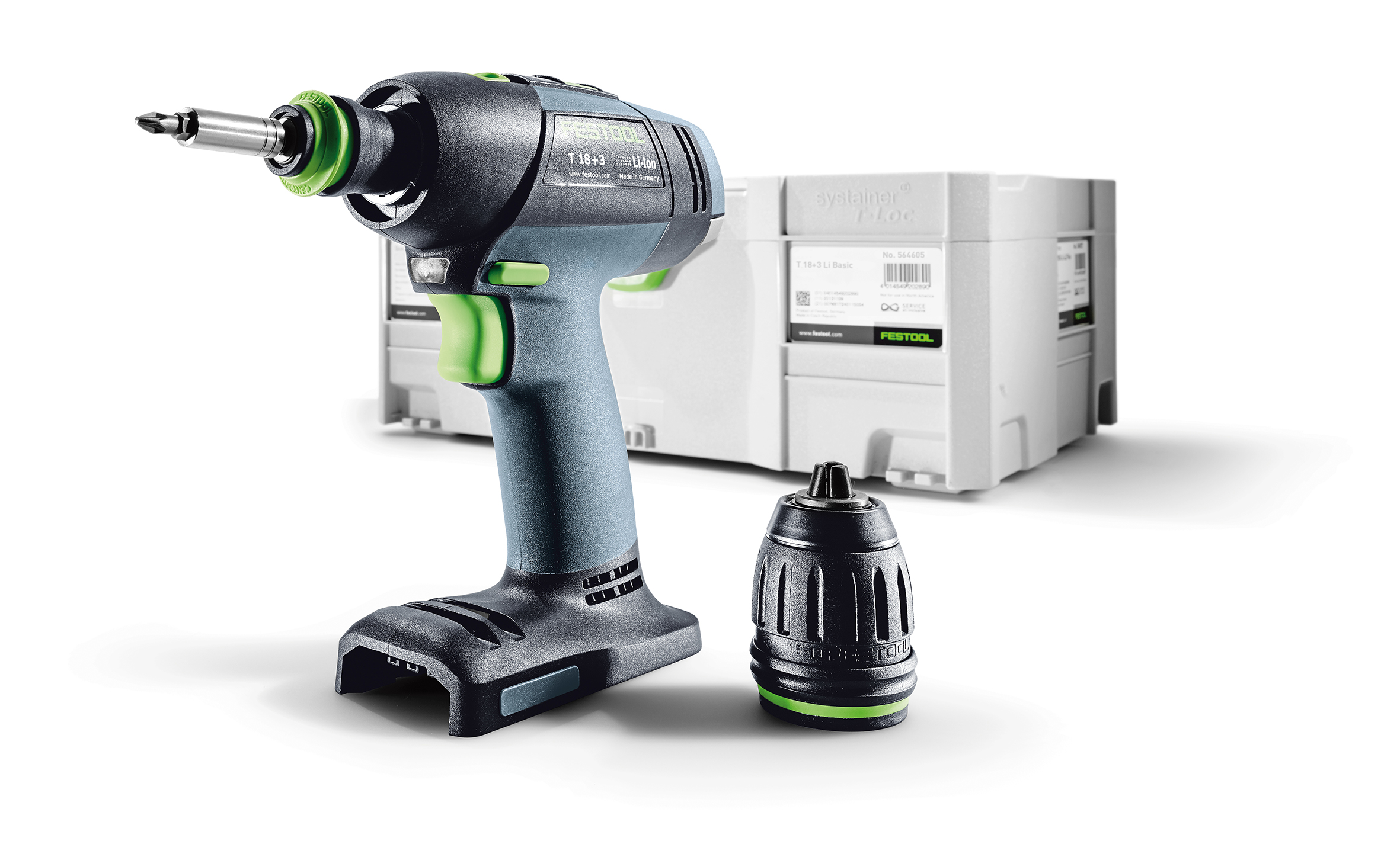 Festool Skruvdragare T 18+3 Li Basic