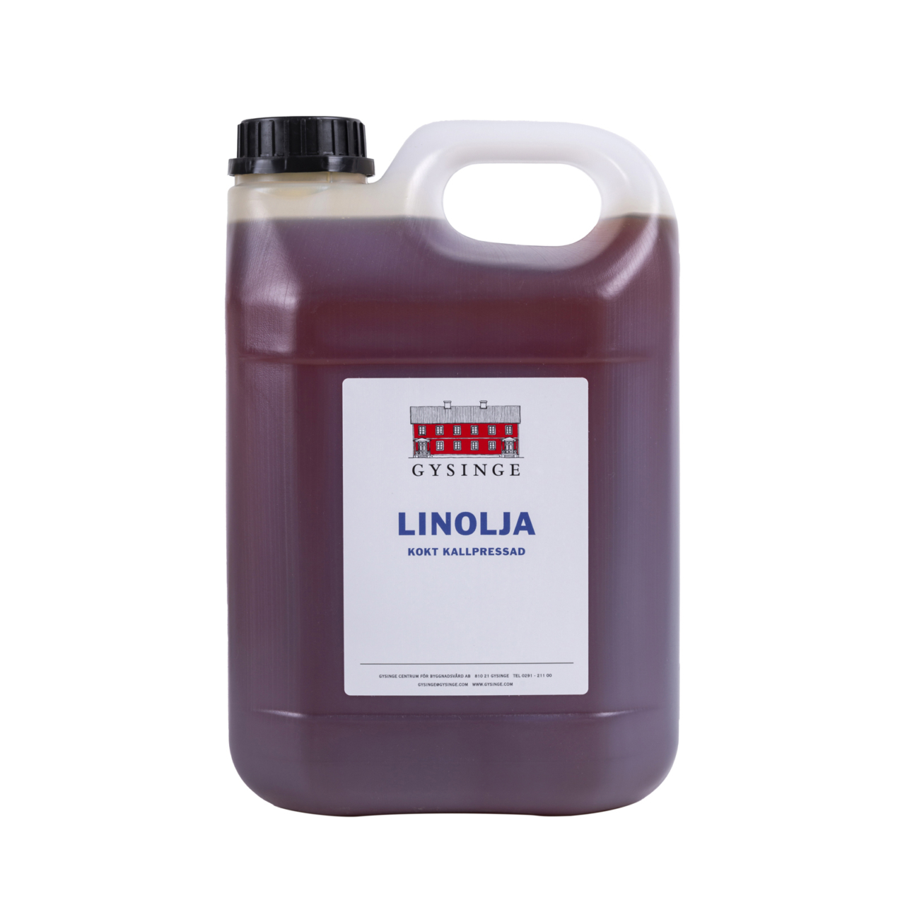 Linolja kokt kallpressad, 5 l Gysinge