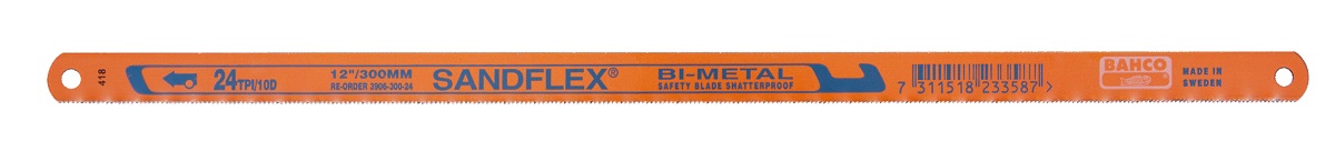 Bahco Bågfilsblad 3906-300-24-5P 5st/fp
