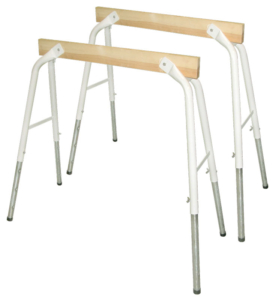 Arbetsbock ihopfällbar, ställbar höjd, 1 par