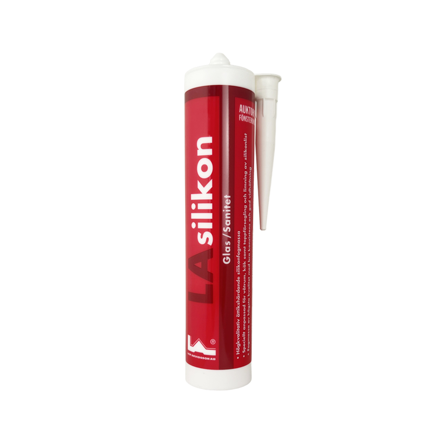 LAsilikon glas & sanitet, Svart 310 ml