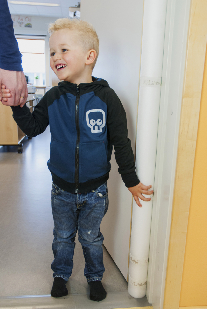 Klämskydd Lilleman för innerdörrar 138 cm