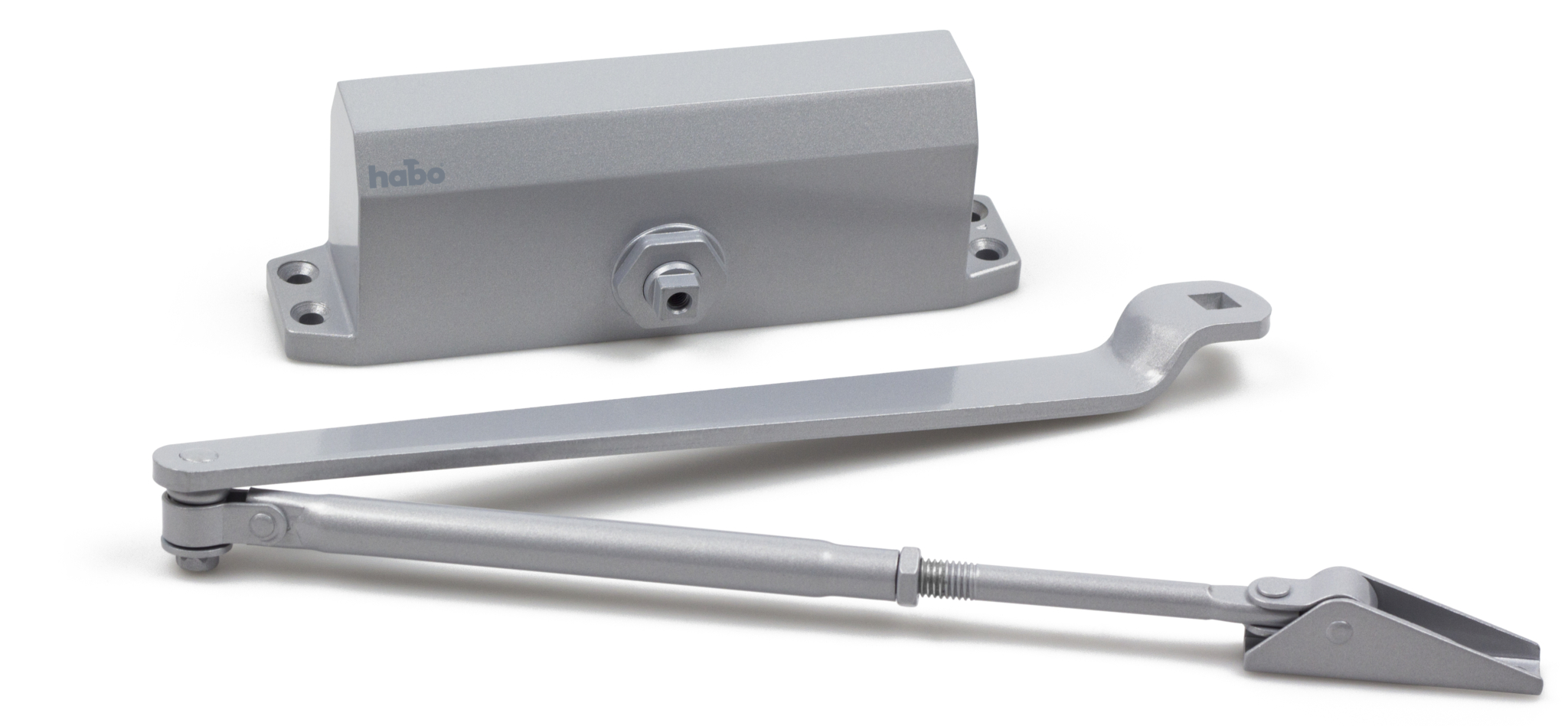 Dörrstängare Habo DS1604 Silver