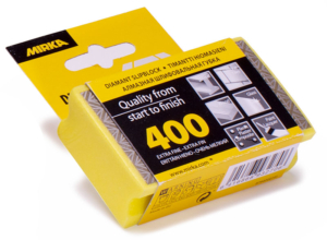 Mirka slipkloss Diamant K 400 Gul 90x55x28 mm