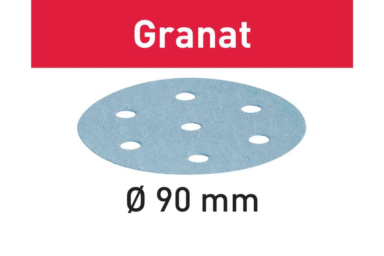 Festool Sliprond 90 mm K40 (Granat) 50 st/fp