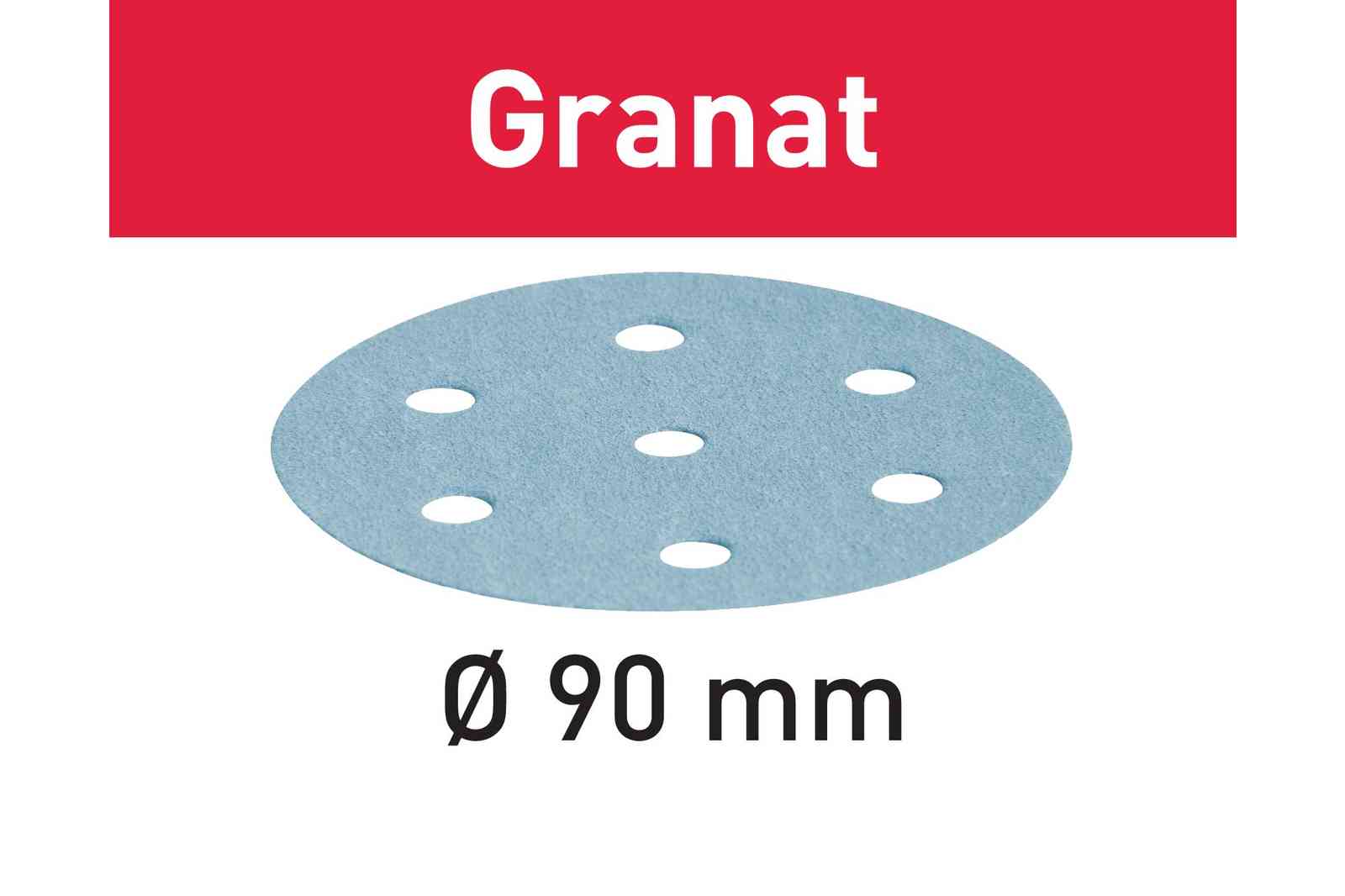 Festool Sliprond 90 mm K40 (Granat) 50 st/fp