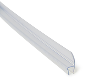 h-profil 6-8 mm glas, duschlist mjuk flärp, 3 m