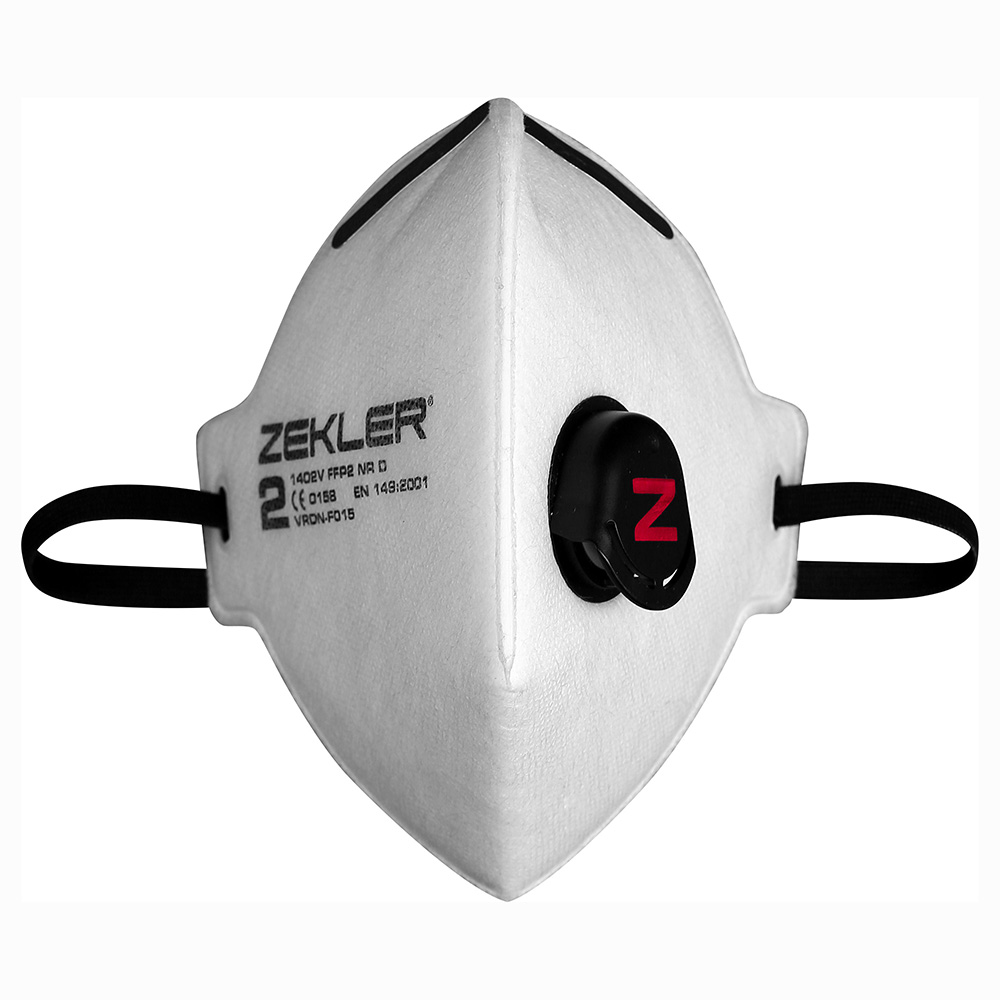 Engångsmask Zekler 1402V,(med ventil) 3 Pack