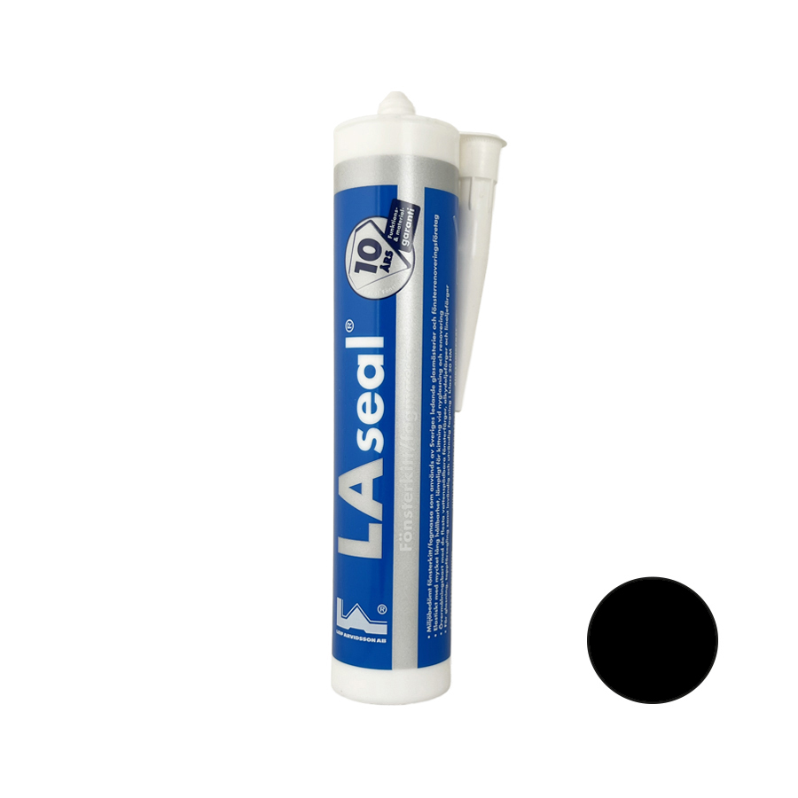 LAseal Svart Fönsterkitt 290 ml