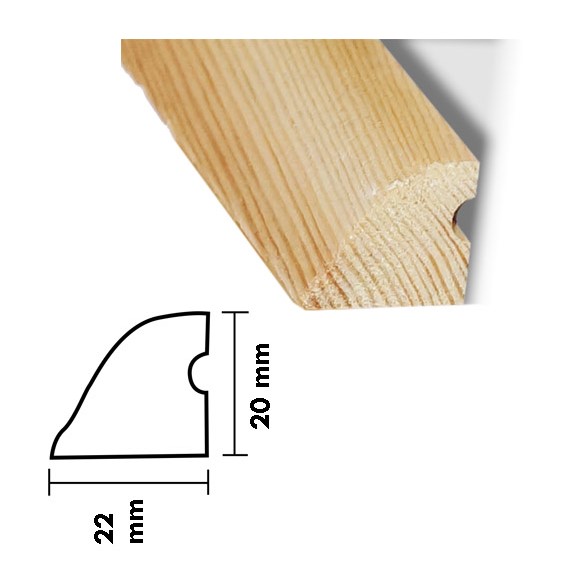 Droppnäsa typ 2 D=20, H=22, L=1,8 m