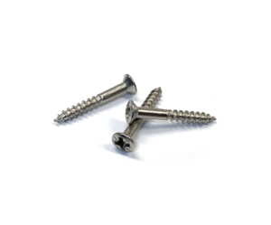 Skruv TKFX 3,5 x 25 mm, mässing förnicklad