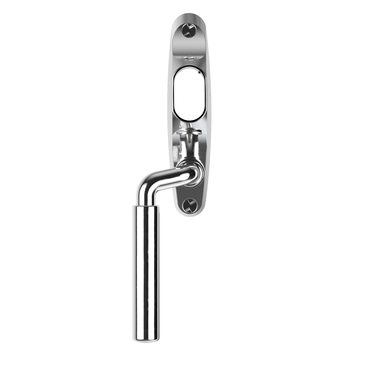 Spanjoletthandtag Prästö för cylinder vä, Krom