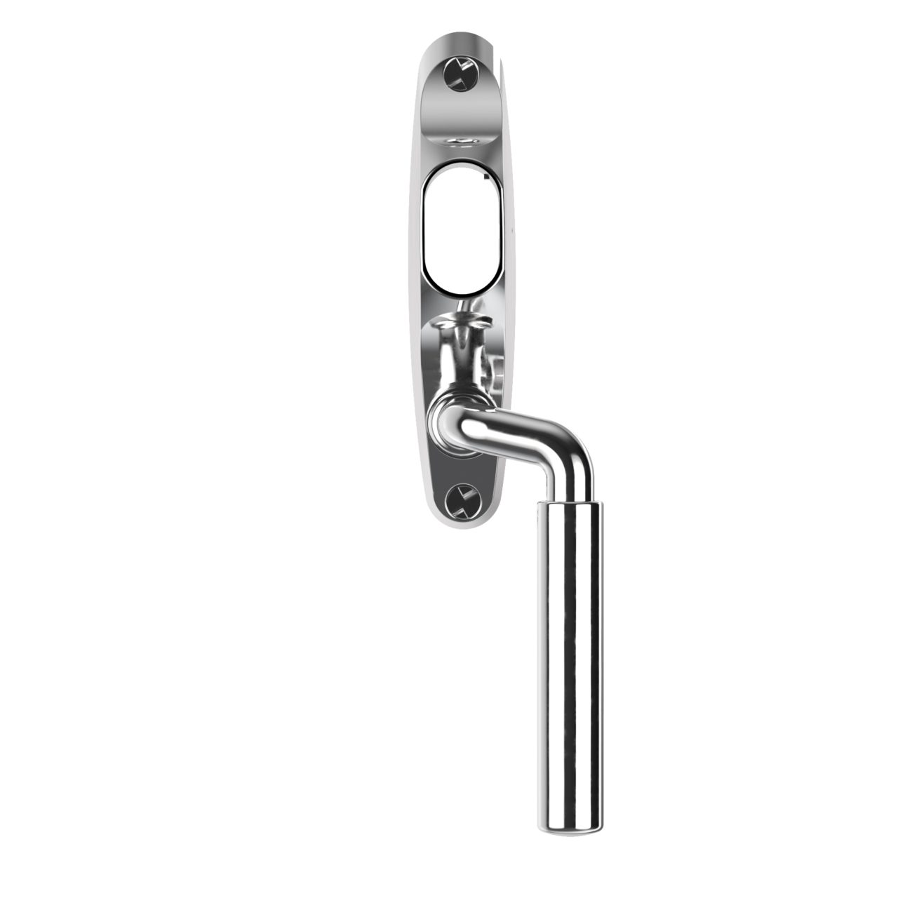 Spanjoletthandtag Prästö för cylinder höger, Krom