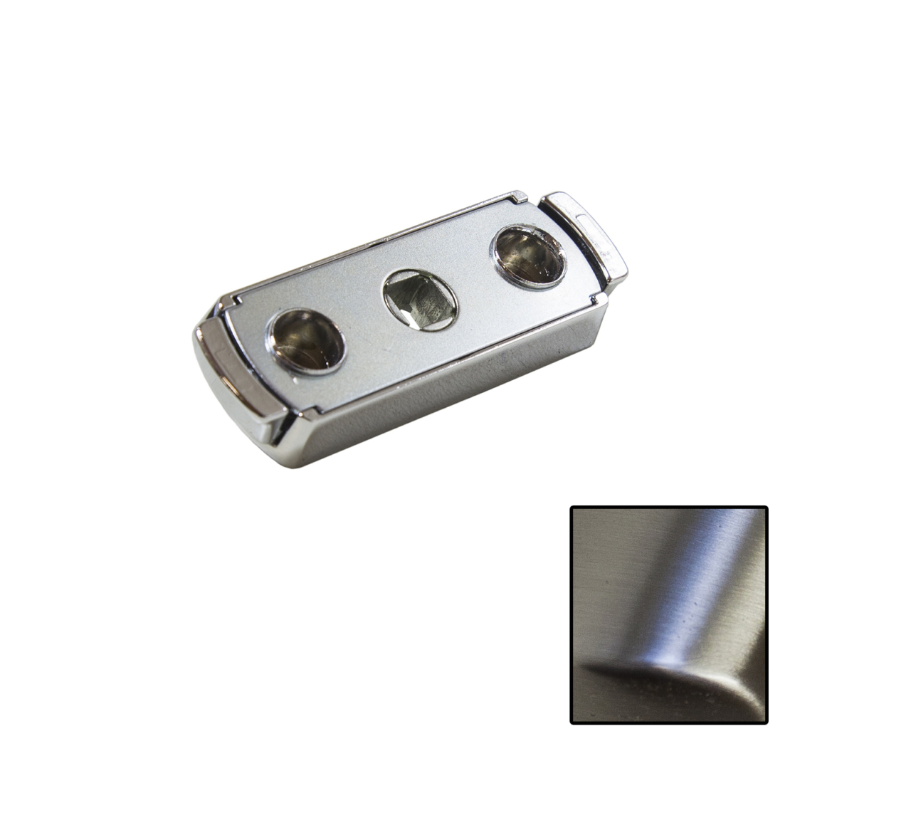 Barnsäkerhetspärr Borstad Nickel