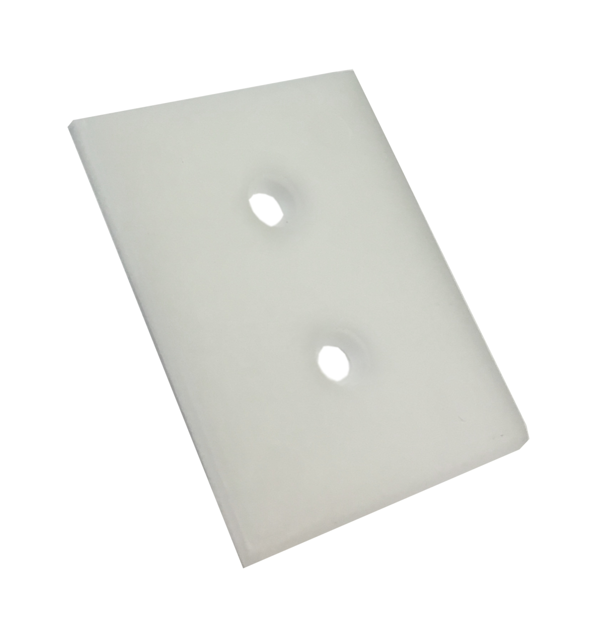 Glidbleck Fix 874 plast, 2-hål, 3 mm tjocklek